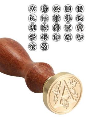 Classic Initial Sealing Stamps Retro Wax Seal Stamp A-Z Alph