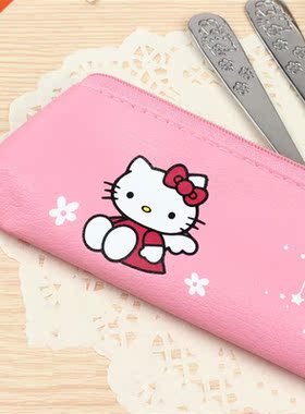 3PCS/Set Kawaii Cute Cat Stainless Steel Dinnerware Kitchen