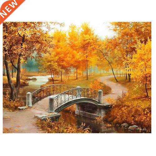 Digital Oil Painting Square Diamond Full Drill Small Bridge
