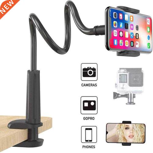 Flexible 360o Lazy Bed Desk Phone Holder Fixing Clip Holder