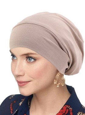Women Cotton Chemo Cap Double Layer Satin Lined Hair Loss Ca