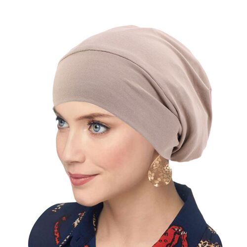 Women Cotton Chemo Cap Double Layer Satin Lined Hair Loss Ca