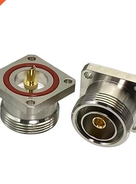 1pcs Connector Adapter 7/16 DIN Female Jack 4-Holes Flange S