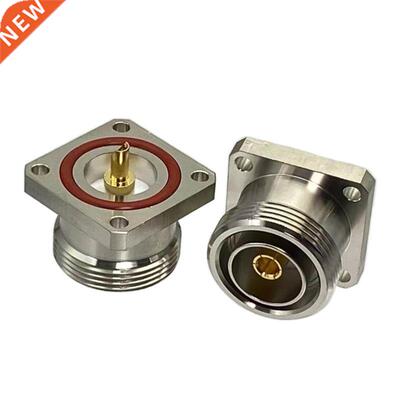 1pcs Connector Adapter 7/16 DIN Female Jack 4-Holes Flange S