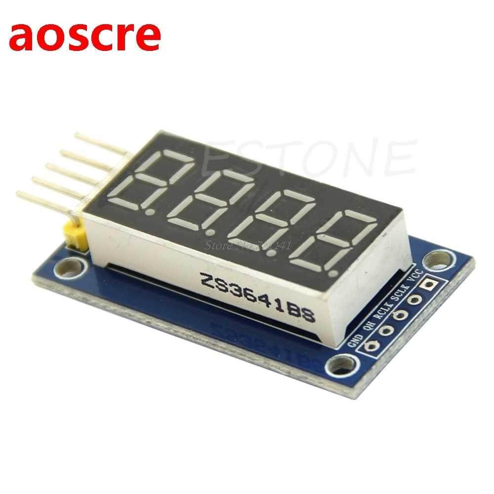 4 Bits Digital Tube LED Display Module Four Serial for 595 D