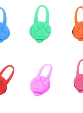 Silicone Rubber LED Pet Collar Lights Night Safety Dog Cat C