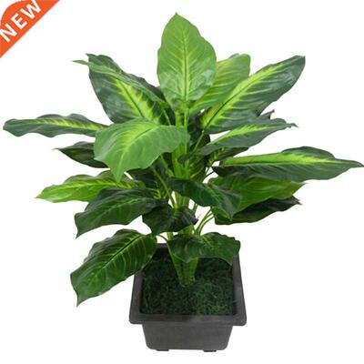 Artificial Flower Evergreen Small Green Plant Potted Hotel C