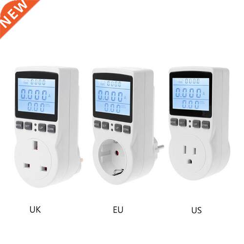 Digital Power Meter Socket Meter Current Voltage Watt Electr