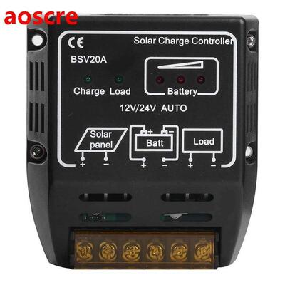 20A DC12V Solar Charge Controller Cells Panel Battery Chargi