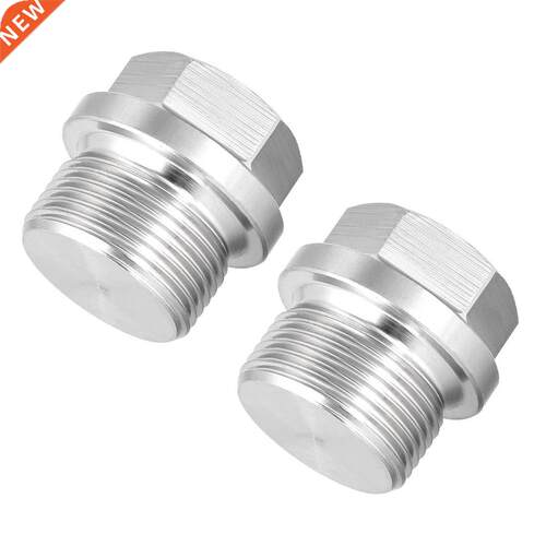 M24 x 1.5 Male Outer Hex Head Plug - 304 Stainless Steel Sol