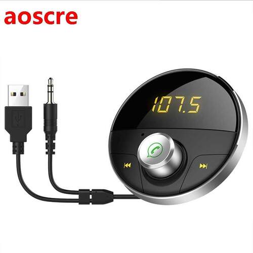 Bluetooth AUX Adapter in Car Handsfree Kit BT 5.0 Audio Rece