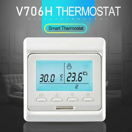 220V 16A LCD Programmable Electric Digital Floor Heating Roo