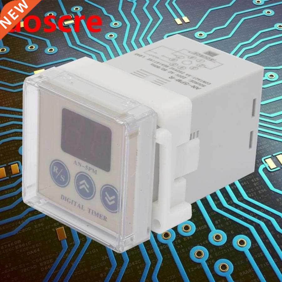 Digital Timer Relay AN-5PM-R AC 220V Power On Delay Timer Di