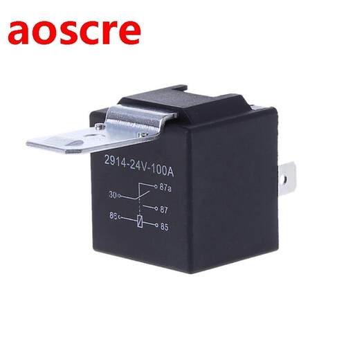 Waterproof Car DC 24V 5Pin 100A Long Life Automotive Relay N