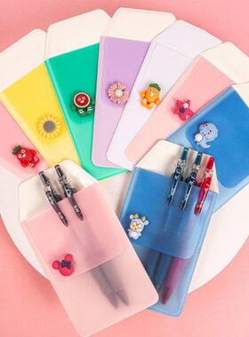 1Pc Nurse PVC Pencil Pouch Staionery Pocket Protector Anti-l
