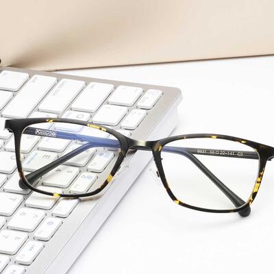 Glasses Unisex Optical Frame Anti Blue Light Lens Vintage Ey
