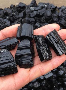 100g Natural Black Tourmaline Crystal Gemstone Collectibles