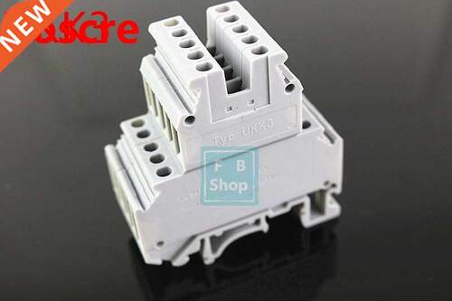 50pcs ukk DIN rail universal class wire Terminal Blocks ukk