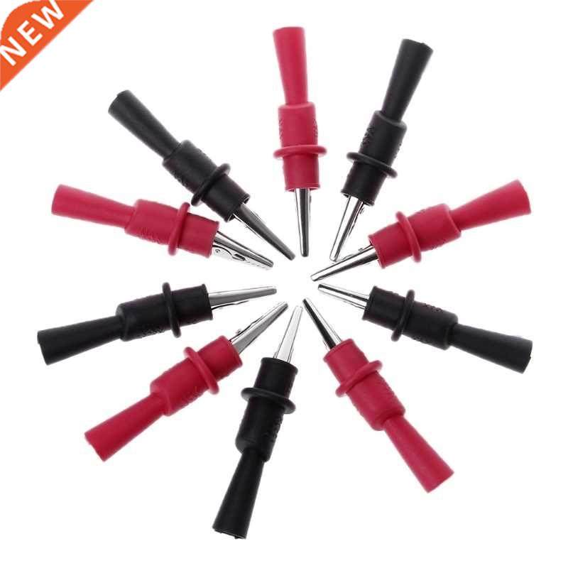 5 Pairs Insulated MultiMeter Test Lead Alligator Clip Crocod
