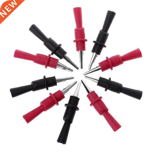 5 Pairs Insulated MultiMeter Test Lead Alligator Clip Crocod