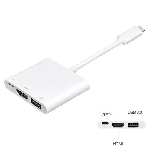 2021 New USB C USB 3.1 Type C to HDMI/Digital AV/USB 3.0 wi