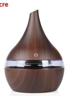 Wood Grain Essential Oil Aromatherapy Diffuser Charging Home