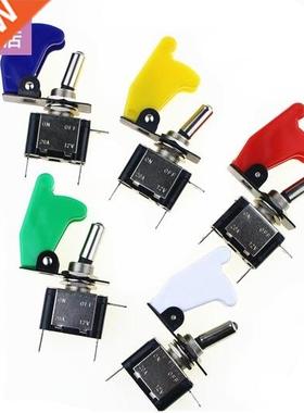 illuminated LED Toggle Switch With Missile Style Flick Cover