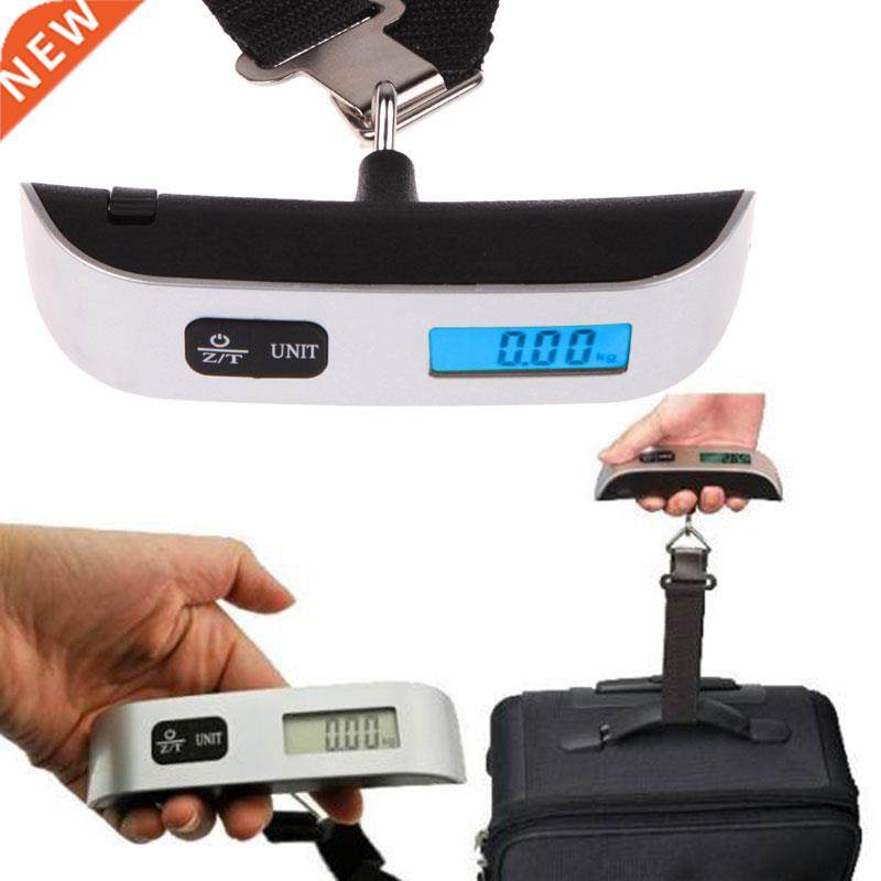 50kg x 10g Hanging Scale Scale LCD Display Luggage Suitcase