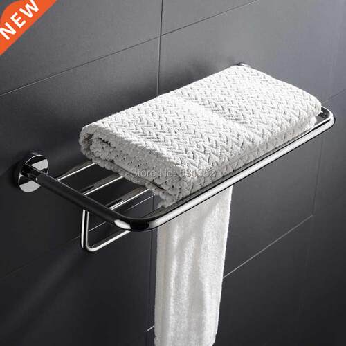 Bathroom Accessories Towel Rack Shelf Paper Holder Chrome Pl