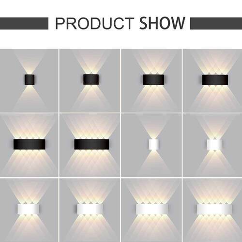 IP65 LED Wall Lamp Outdoor Waterproof Garden Lighting Alumi