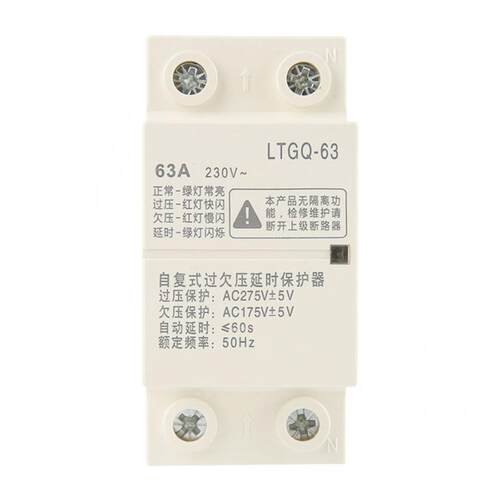 Voltage Protector Relay Automatic Reconnect Over Voltage And