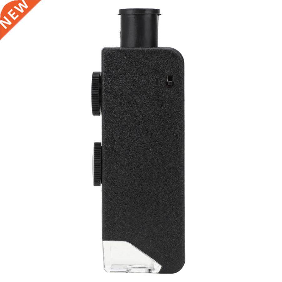 60-100X Adjustable Magnifier Portable Pocket LED Microscope