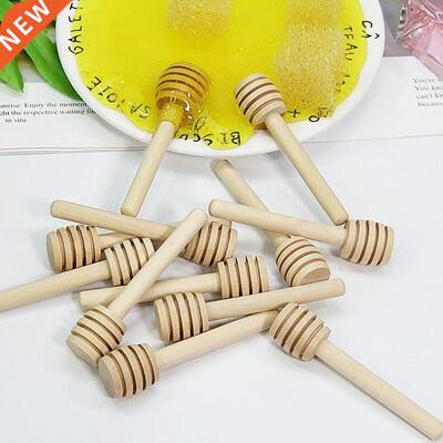 8cm/3.15in Wooden Honey Spoon Coffee Stir Bar Honey Dipper S