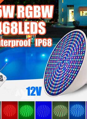 45W RGB Swimming Pool Light with Remote Control RGB Underwat