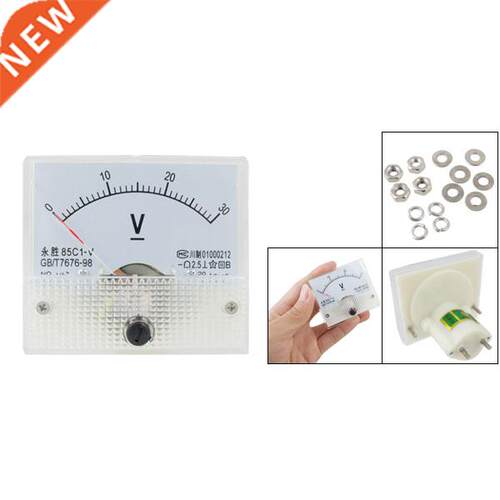 Analogue 30V DC Voltage Needle Panel Meter Voltmeter