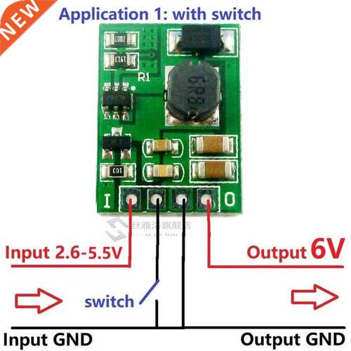 with Enable ON/OFF DC-DC 3V 3.3V 3.7V 4.2V 5V to 5V 6V 9V 12