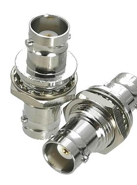 BNC Female jack to BNC Female jack Nut Bulkhead RF Adapter C