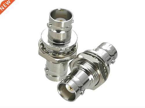 BNC Female jack to BNC Female jack Nut Bulkhead RF Adapter C