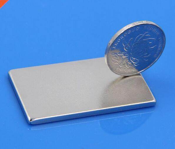 2pcs/pack, block magnet 50x30x3mm Super Strong Rare earth Pe