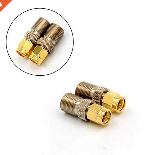 1PCS F Type Female Jack To SMA Male Plug Straight RF Coaxial