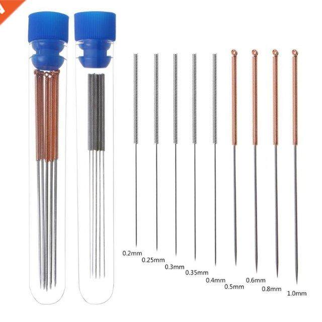 5PCS 3D Printer Metal Nozzle Cleaning Needle Drill Bit 0.2mm