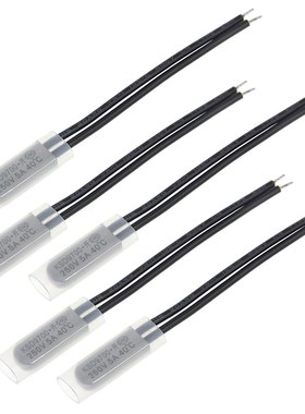 5Pcs KSD9700 5A 250V 40 Degrees Celsius (N. O.) Thermostat T