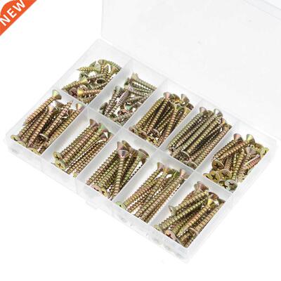 160PCS/Box Cross Recessed Countersunk Fiberboard Chipboard S