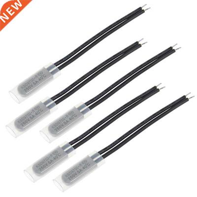 5Pcs KSD9700 5A 250V 40 Degrees Celsius (N. O.) Thermostat T