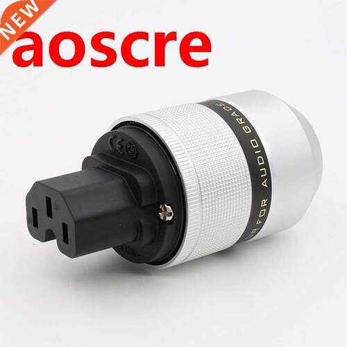 HI End Power Pure Copper Gold Plated Copper AC Power Cord Fe