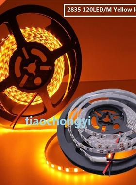5M 2835 SMD 600Leds Yellow Flexible LED Strip DC12V Non-wate