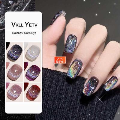 Shiny Gel Nail Polish Semi Permanent Varnishes Hybrid Reflec