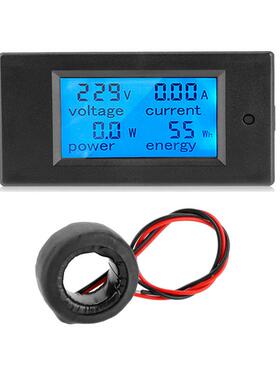 AC 80~260V 100A Power Meter Accurate Voltmeter Ammeter kWh W