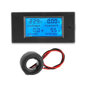 AC 80~260V 100A Power Meter Accurate Voltmeter Ammeter kWh W