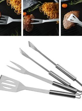 BBQ Tool Set,3pcs Professional Stainless Steel Grill Accesso